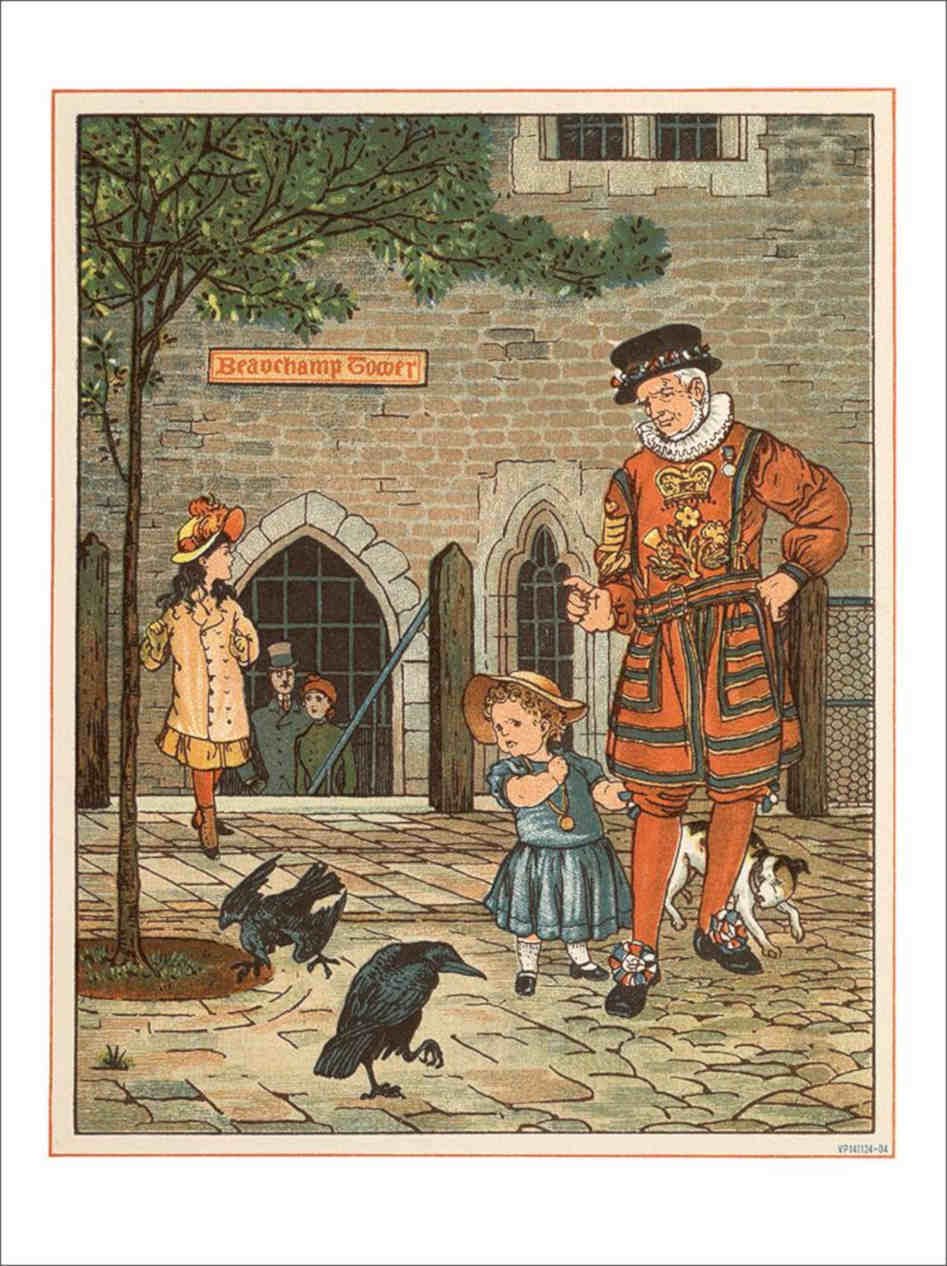 London Tower Vintage Retro Advert Poster A4 Photo Print