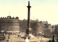 London Trafalgar Square Vintage A4 Photo Print