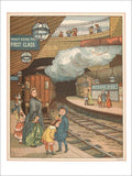 London Underground Vintage Retro Advert Poster A4 Photo Print