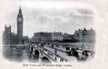 London Westminster Bridge Vintage A4 Photo Print