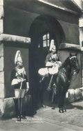 London Whitehall Guards Vintage A4 Photo Print