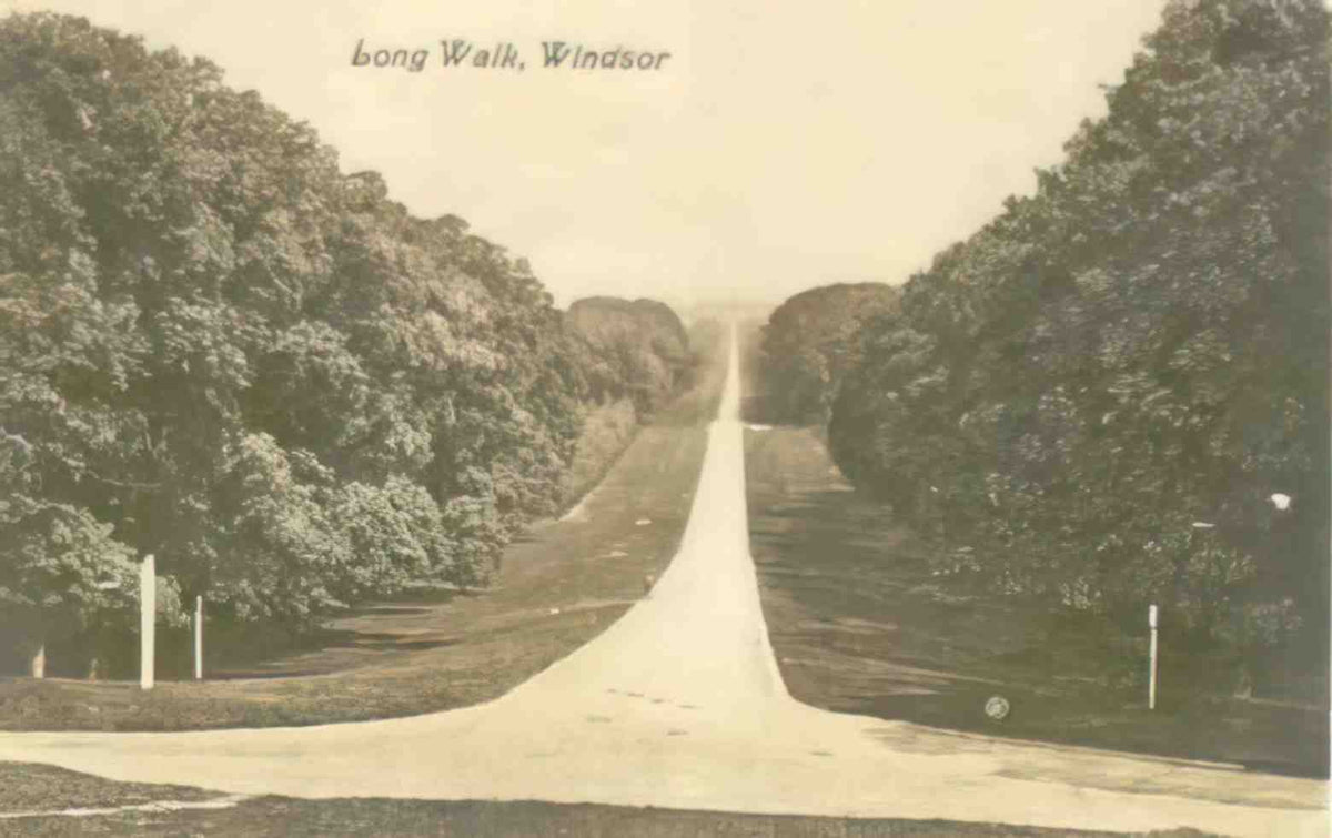 London Windsor The Long Walk 1912 Vintage A4 Photo Print