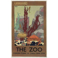 London Zoo Giant Crab Promotional Visua Vintage Retro Advert Poster A4 Photo Pr