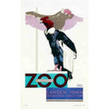 London Zoo Vulture Promotional A Vintage Retro Advert Poster A4 Photo Print