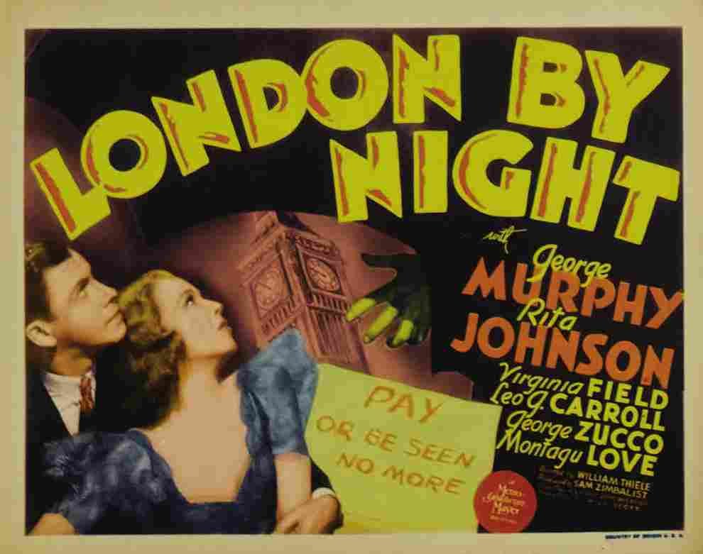 London by Night 02  film star poster A4 Photo Print