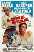 Lone Star 1952 01  film star poster A4 Photo Print