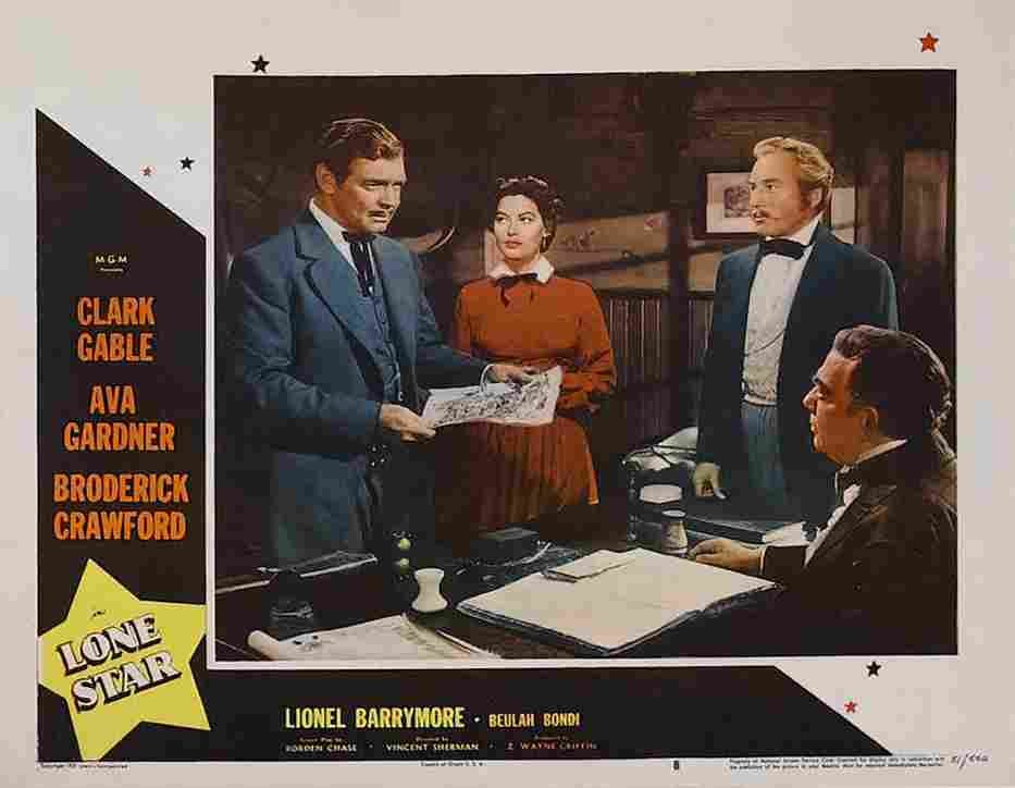 Lone Star 1952 06  film star poster A4 Photo Print