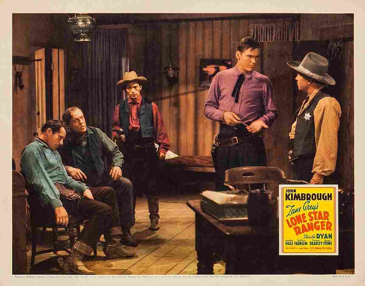 Lone Star Ranger 1942 03  film star poster A4 Photo Print