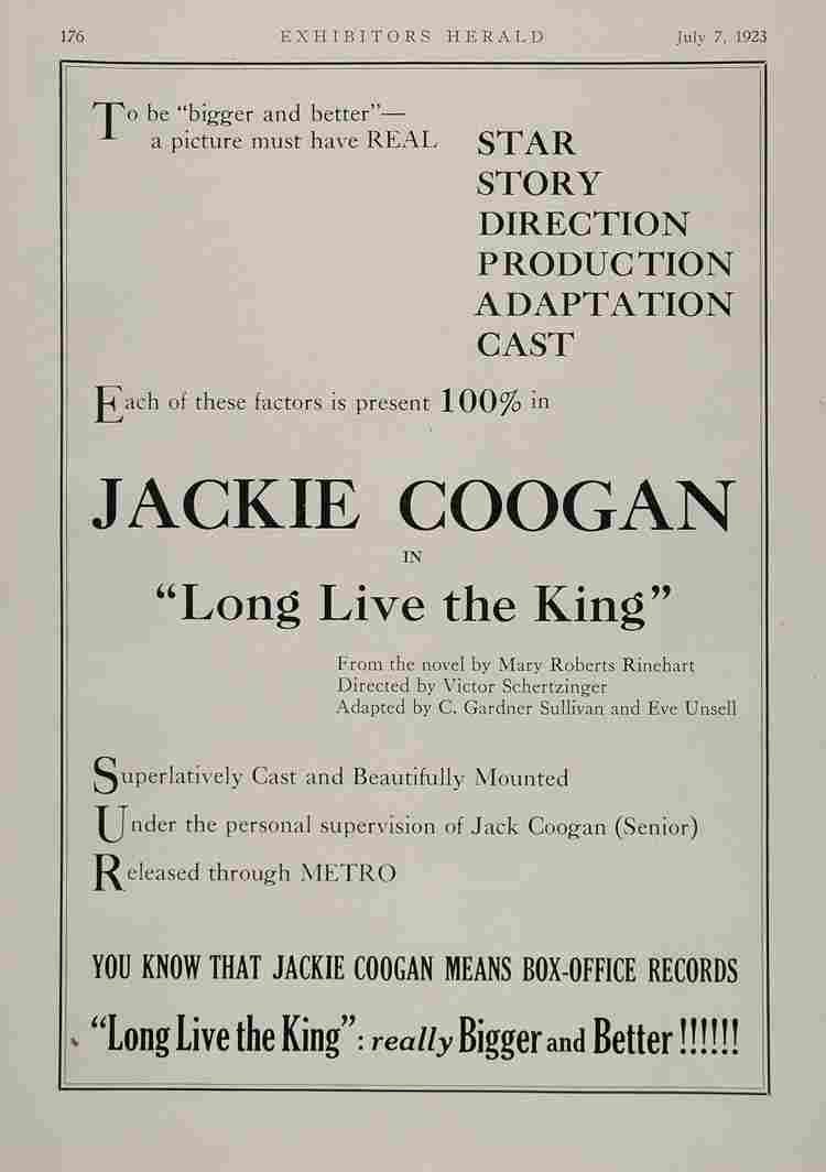 Long Live the King 01  film star poster A4 Photo Print