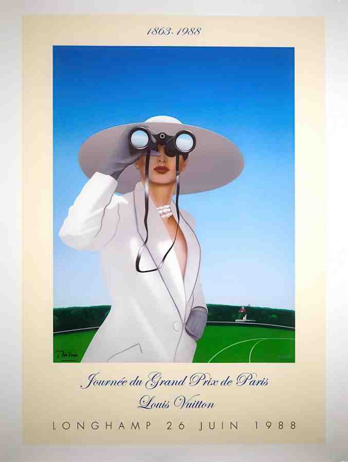 Longchamp88 Vintage Advert A4 Photo Print