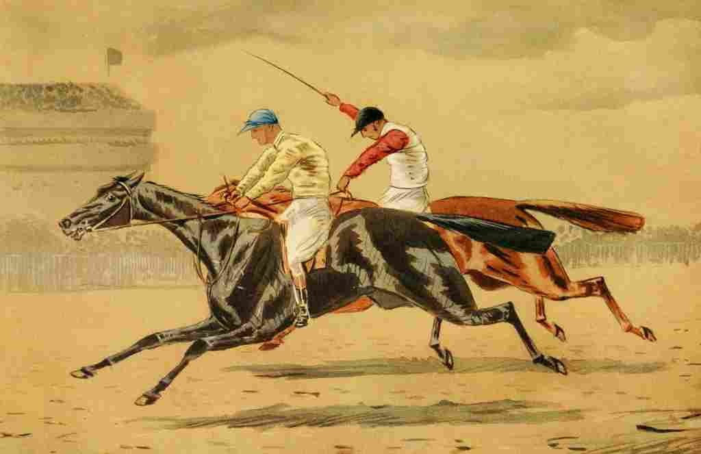 Longe William Verner 1911 St Leger Stakes 1892 A4 Photo Print