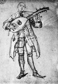 Longhi Pietro Lute Player A4 Photo Print