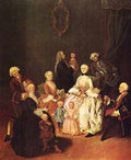 Longhi Pietro Patrician Family A4 Photo Print