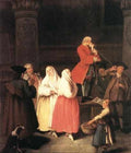 Longhi Pietro The Soothsayer A4 Photo Print