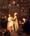 Longhi Pietro The Spice Vendors Shop A4 Photo Print