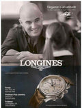 Longines Watch Agassi Vintage Retro Advert Poster A4 Photo Print