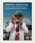 Longpigs Mobile Home Vintage Retro Advert Poster A4 Photo Print