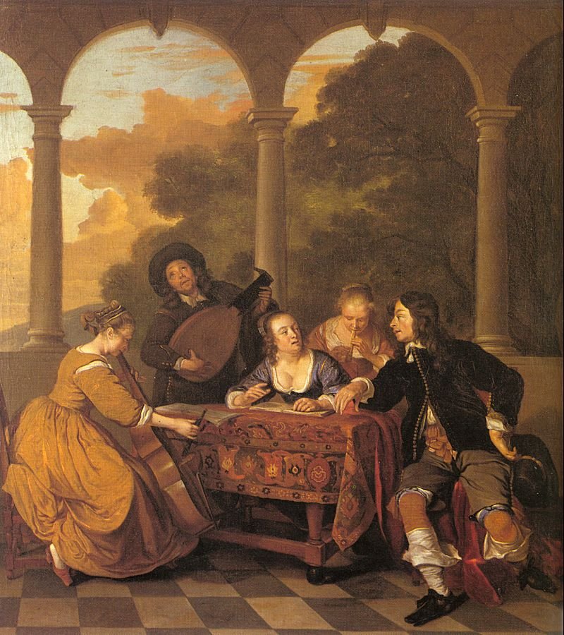 Loo Jacob van Flemish active in Holland 1614 1670 Art A4 Photo Print