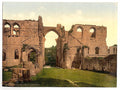 Looking east Furness Abbey Vintage A4 Photo Print