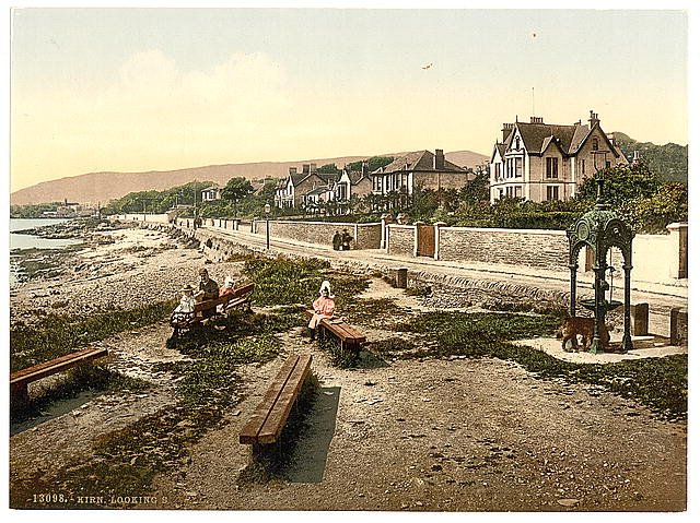 Looking south Kirn Vintage A4 Photo Print