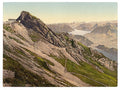 Looking toward Glarnisch Pilatus Vintage A4 Photo Print