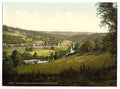 Looking towards Lydbrook Kerne Bridge Vintage A4 Photo Print