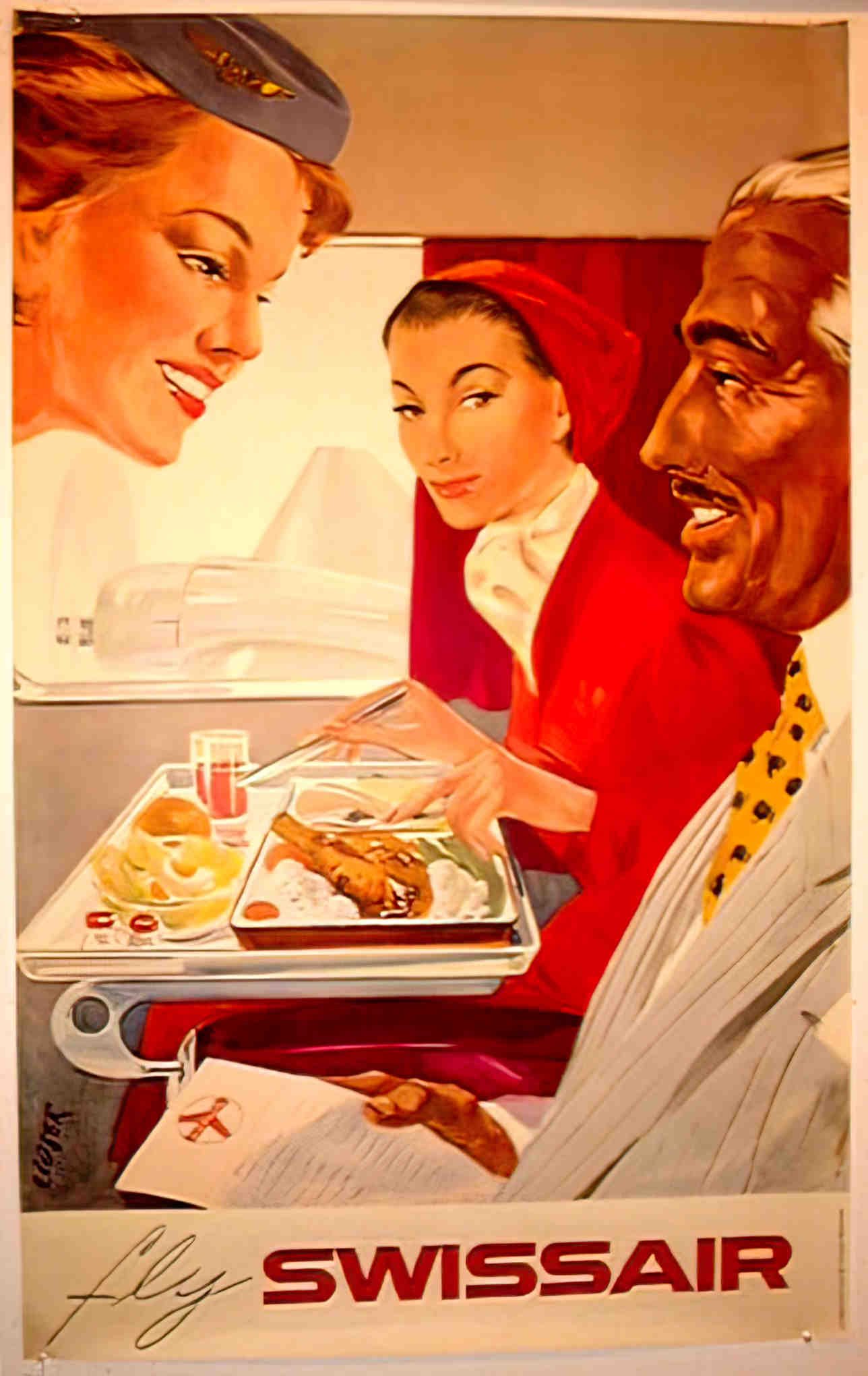 LooserFlySwissair Advert A4 Photo Print