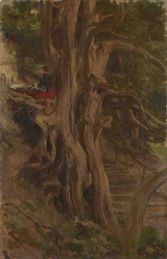 Lord Leighton Trees at Cliveden, Frederic A4 Photo Print