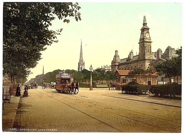 Lord Street Southport Vintage A4 Photo Print
