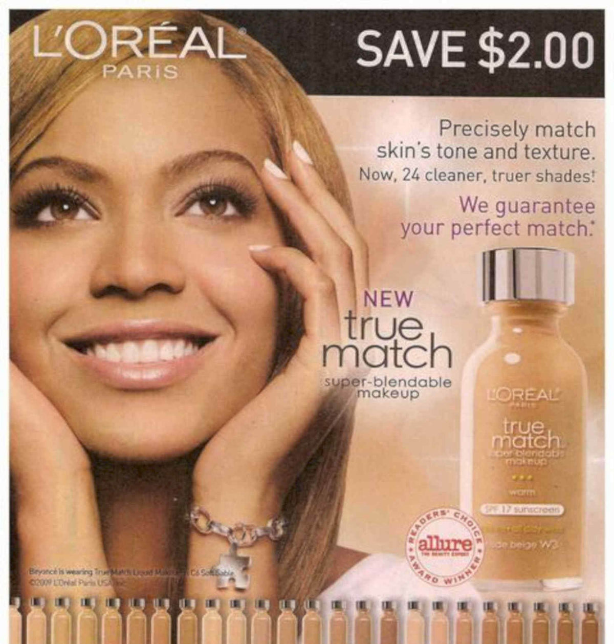 Loreal True Match Vintage Retro Advert Poster A4 Photo Print