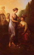 Lorentzen Christian August Flora And Ceres Art A4 Photo Print