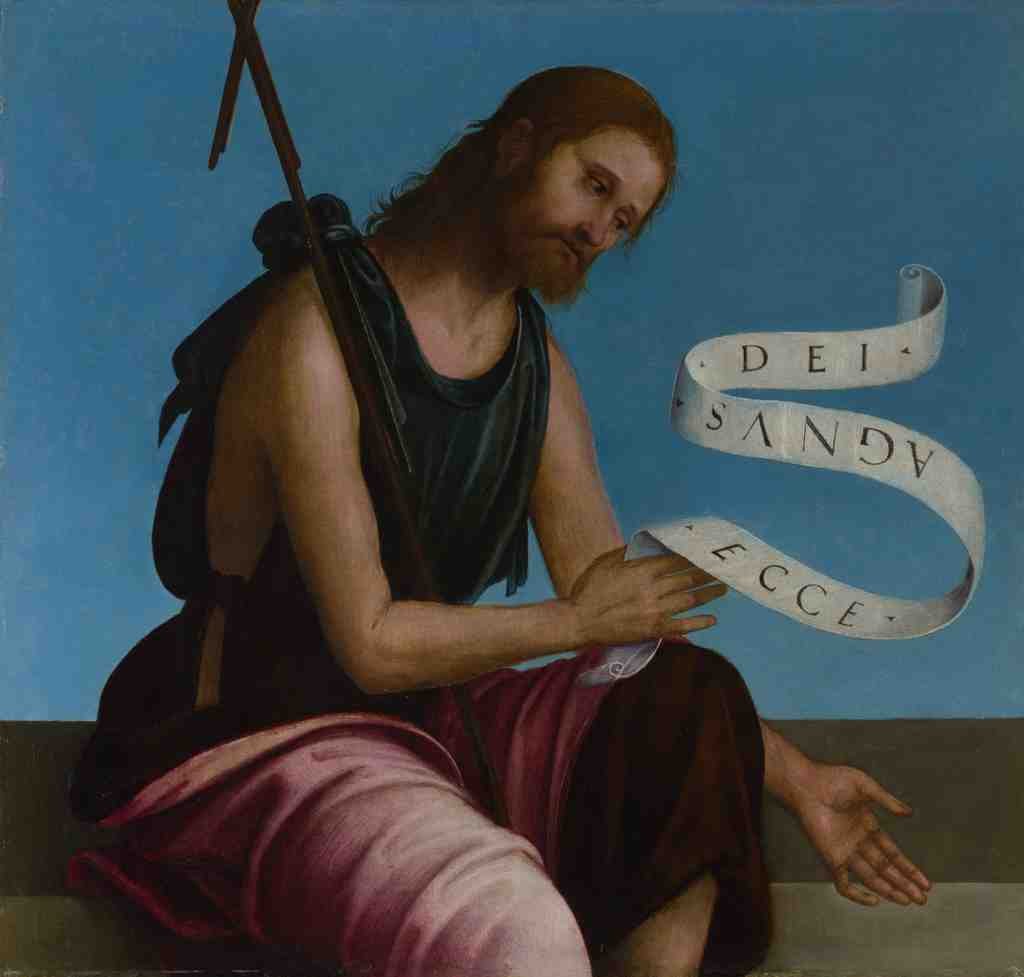 Lorenzo Costa Saint John the Baptist A4 Photo Print