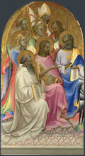 Lorenzo Monaco Adoring Saints Left Main Tier Panel A4 Photo Print