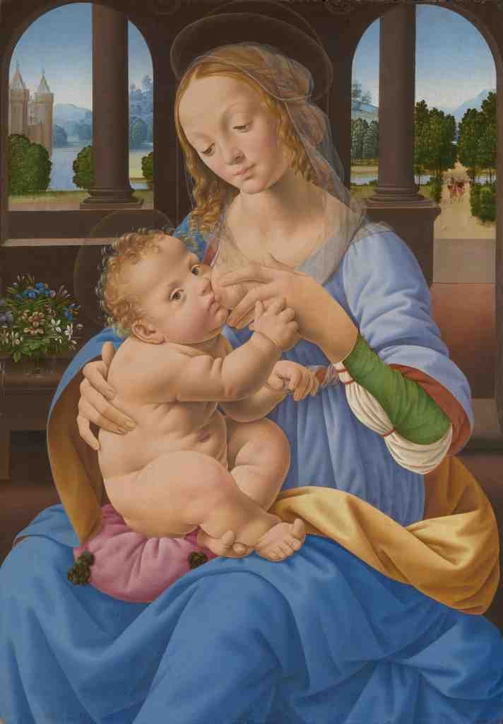 Lorenzo di Credi The Virgin and Child A4 Photo Print