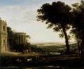 Lorrain Claude Landscape With A Sacrifice To Apollo A4 Photo Print