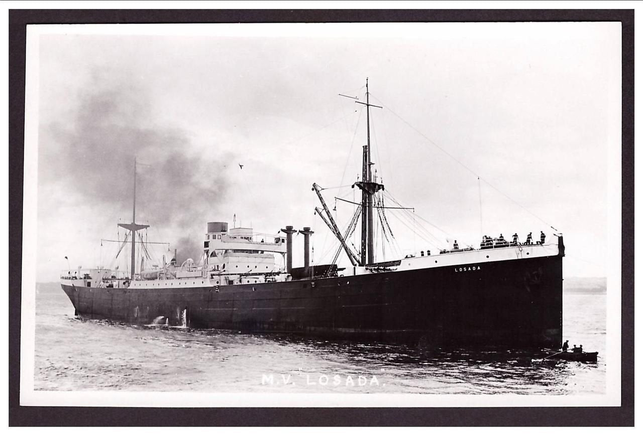 Losada Pacific Steam Navigation Built 1921 Steam ship A4 Photo Print