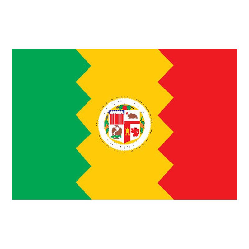 Losangeles City Flag N6055 A4 Photo Print