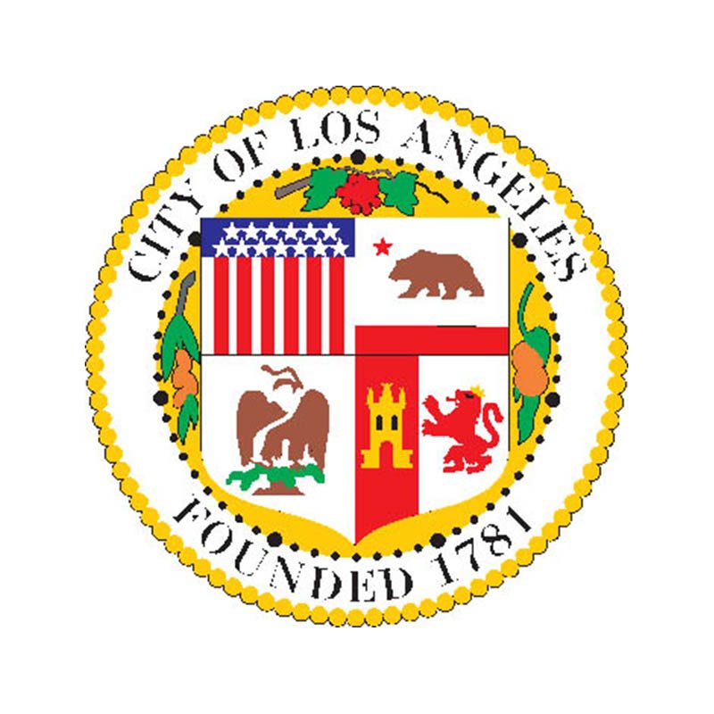 Losangeles City Seal N6054 A4 Photo Print