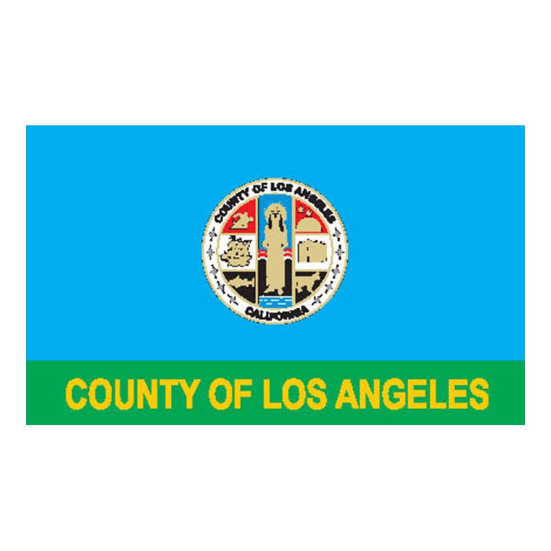 Losangeles2004 County Flag N6057 A4 Photo Print