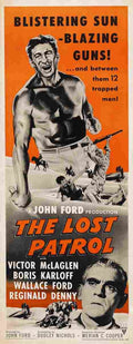 Lost Patrol The 02  film star poster A4 Photo Print