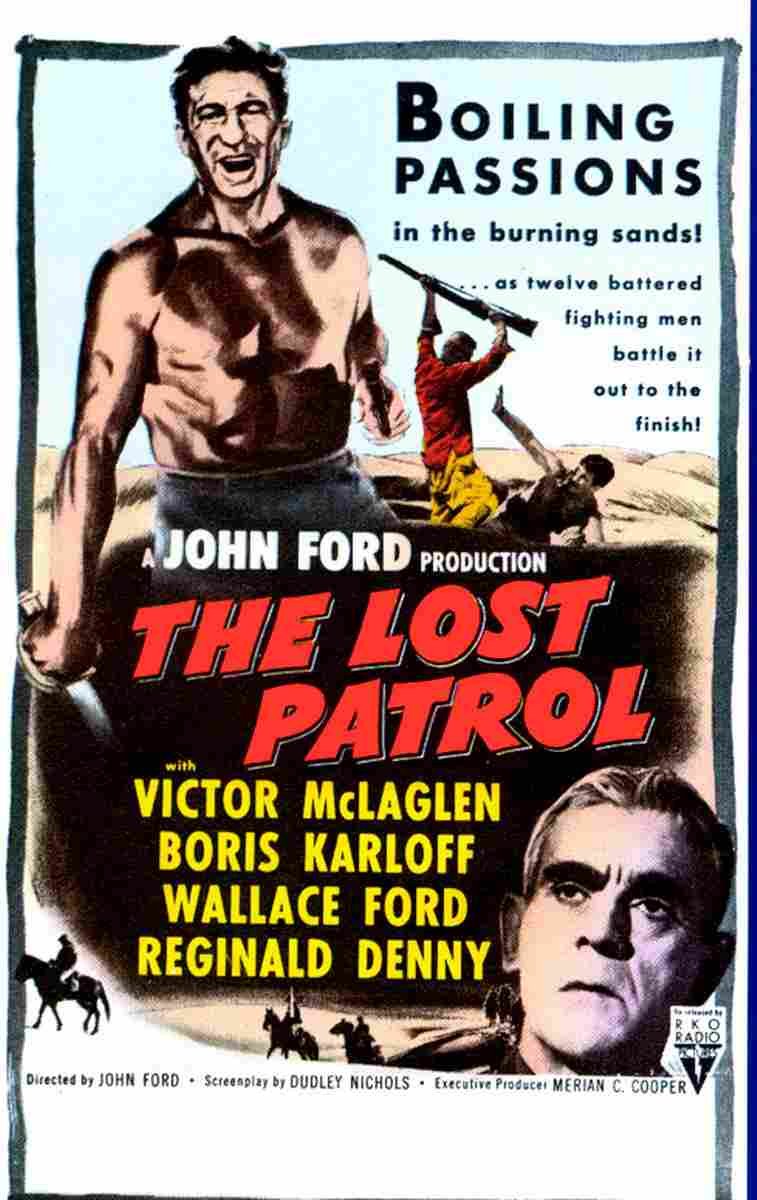 Lost Patrol The 03  film star poster A4 Photo Print