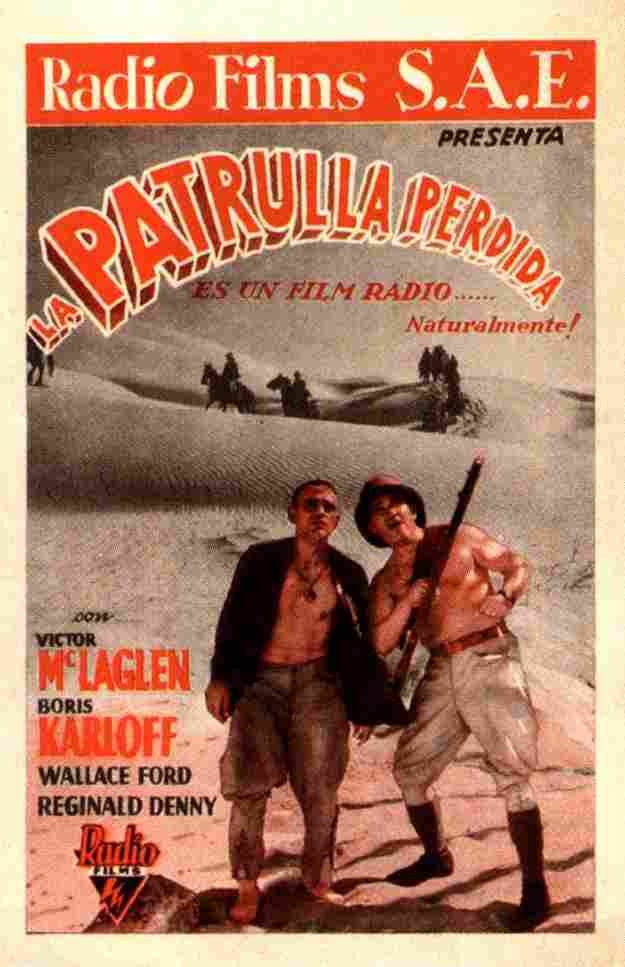 Lost Patrol The 05  film star poster A4 Photo Print