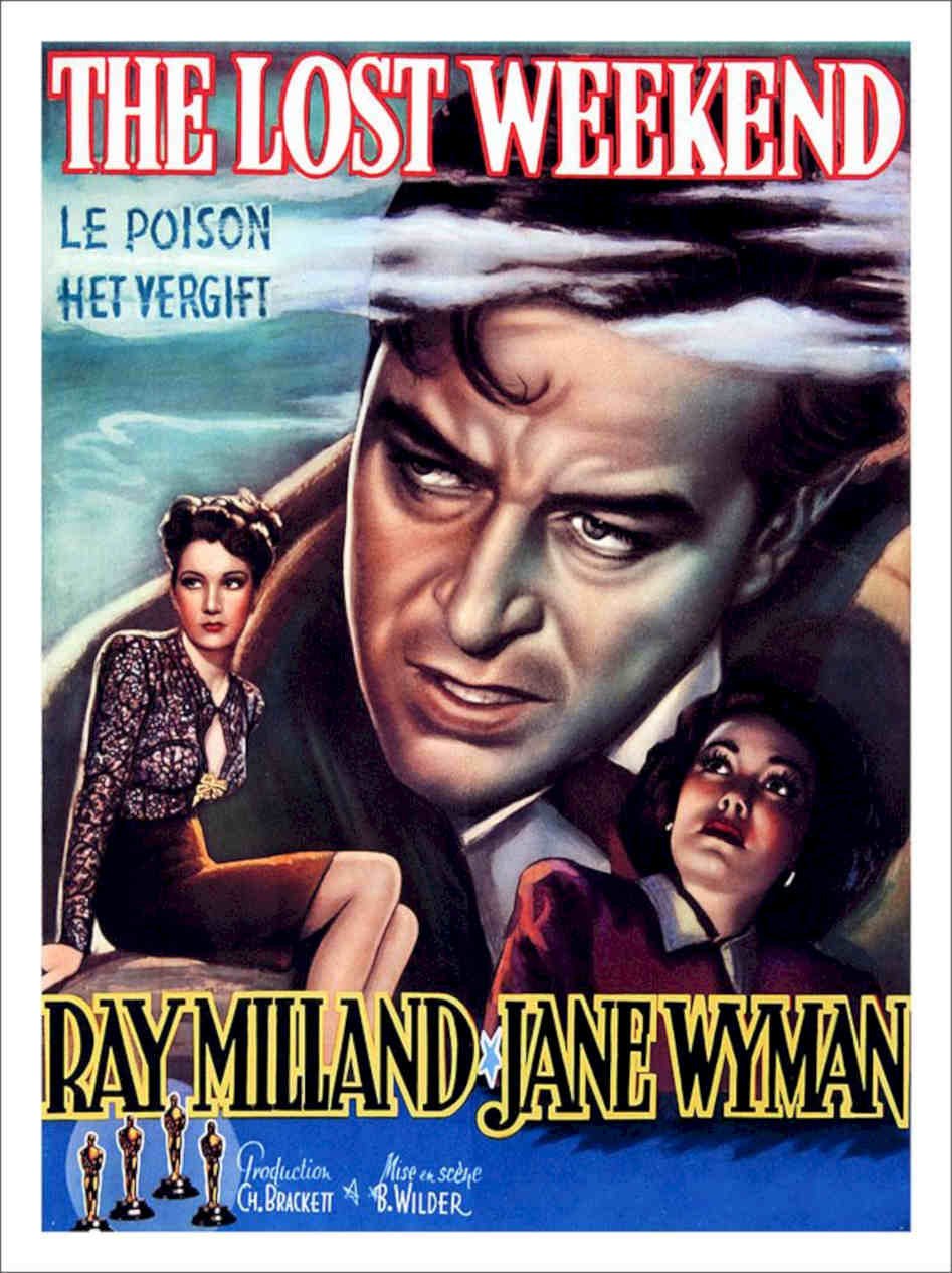 Lost Weekend Movie Poster Vintage Retro Advert Poster A4 Photo Print