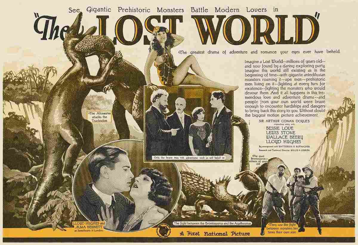 Lost World The 1925 02  film star poster A4 Photo Print