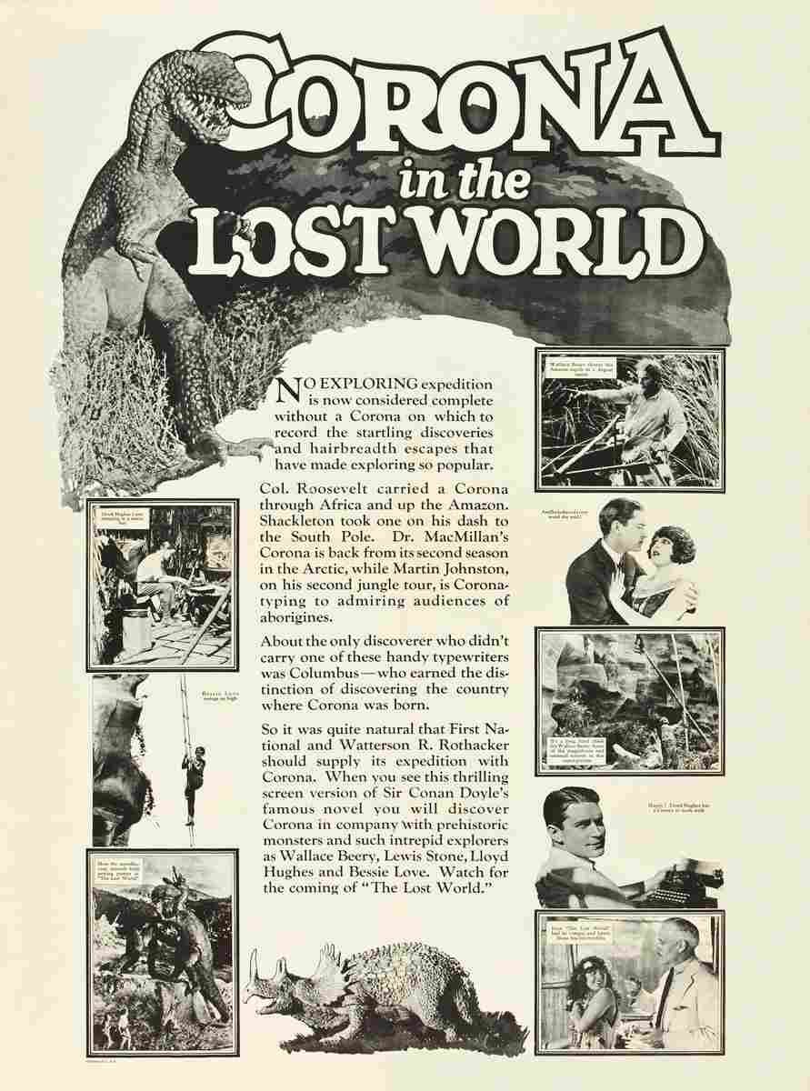 Lost World The 1925 07  film star poster A4 Photo Print