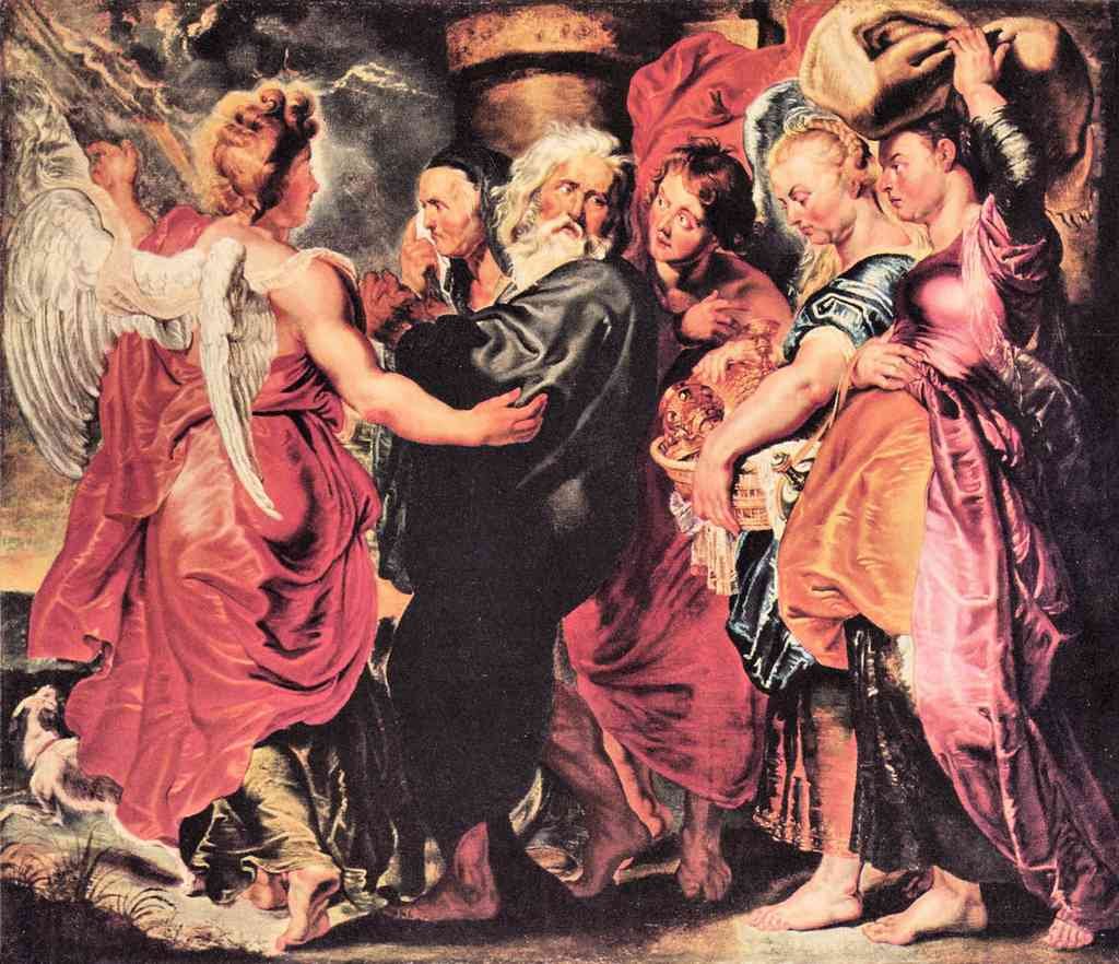 Lot With His Family To Leave Sodom Rubens A4 Photo Print