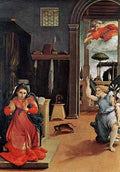 Lotto Lorenzo Annunciation c1527  A4 Photo Print