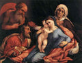 Lotto Lorenzo Madonna and Child with Saints 1534  A4 Photo Print