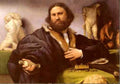 Lotto Lorenzo Portrait Of Andrea Odoni  A4 Photo Print