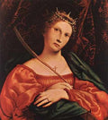 Lotto Lorenzo St Catherine Of Alexandri1522 A4 Photo Print